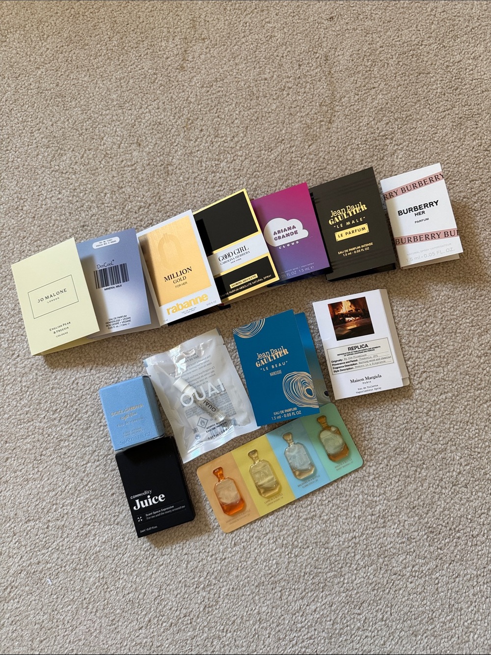 Assorted Designer Fragrance Sample Set
